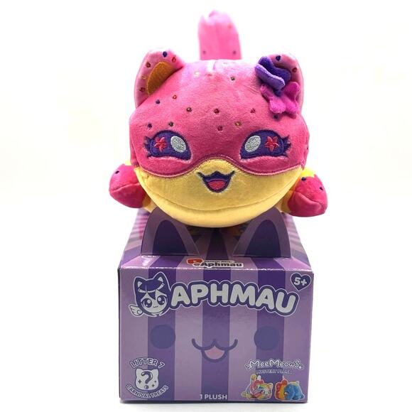 Aphmau Meemeows Frosted Cookie Cat from Litter 7 Carnival Treats, Plush, New - Picture 1 of 6